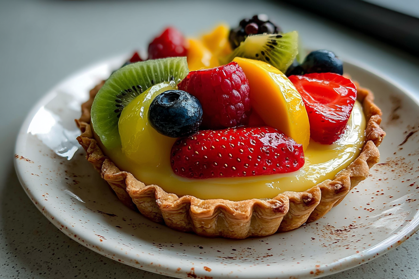 Torta di frutta estiva