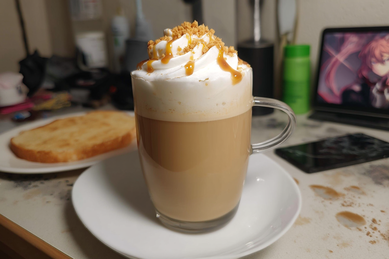 Crema al caffè semplice e raffinata