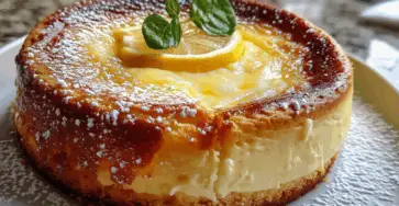 Torta di limone fondente