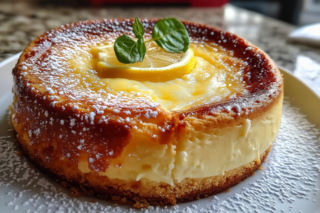 Torta di limone fondente