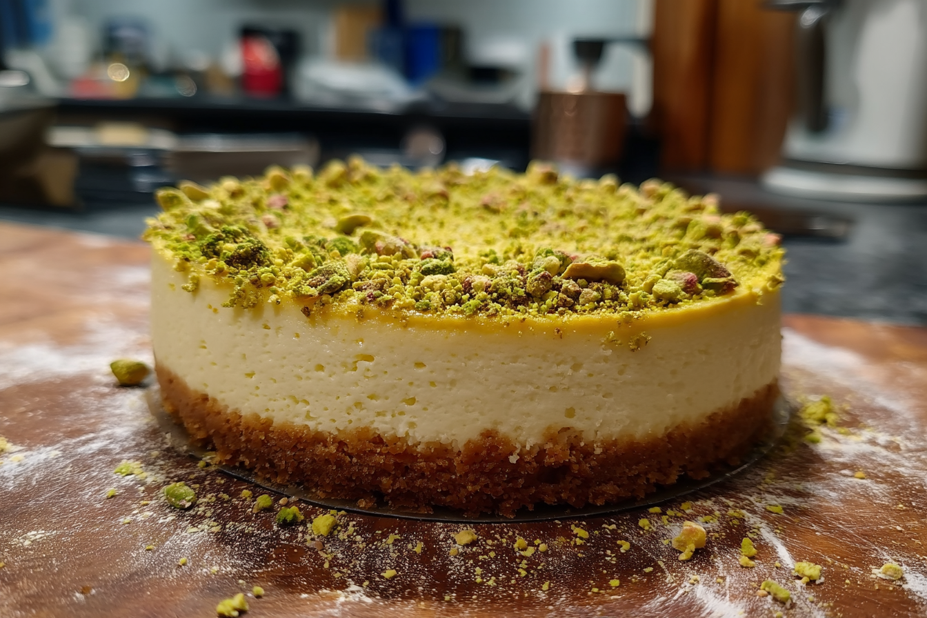 Cheesecake al pistacchio