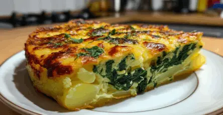 Patate e spinaci semplici