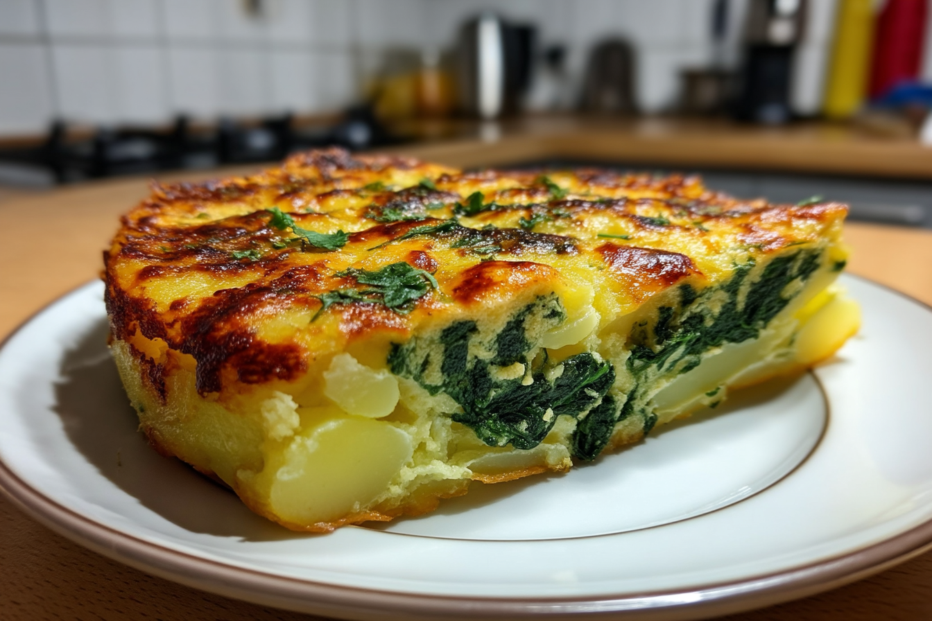 Patate e spinaci semplici