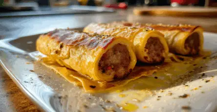 Salsicce in pasta sfoglia