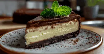 Cheesecake cioccolato menta