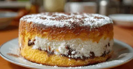 Cassata al forno cioccolato