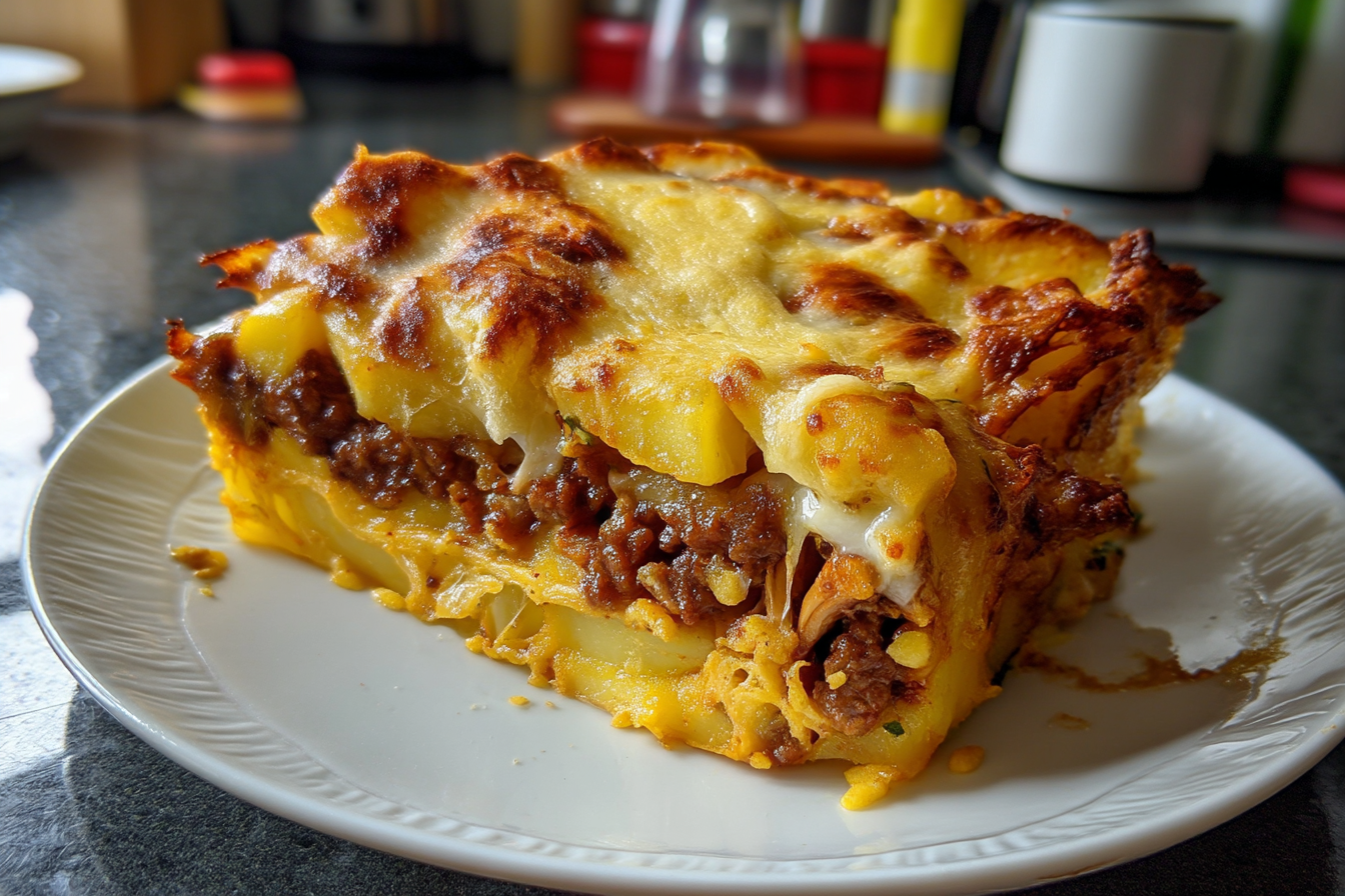 Patate e carne macinata