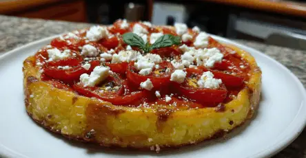 Torta salata di pomodori e feta