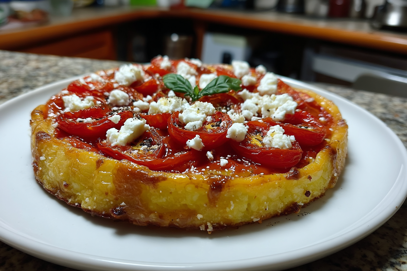Torta salata di pomodori e feta