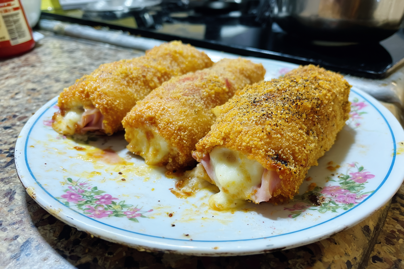 Involtini di prosciutto e formaggio