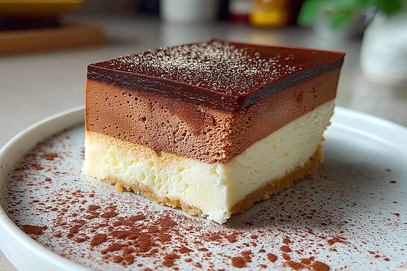 Cheesecake al triplo cioccolato