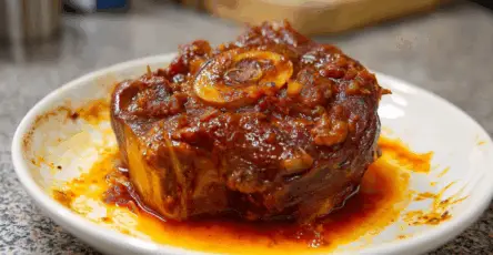 Ossobuco brasato di vitello