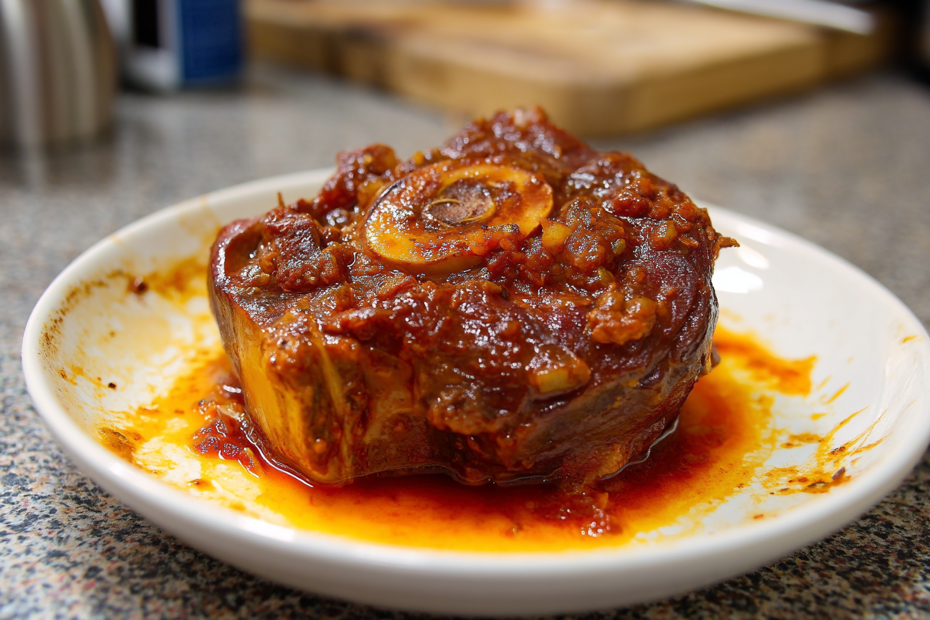 Ossobuco brasato di vitello