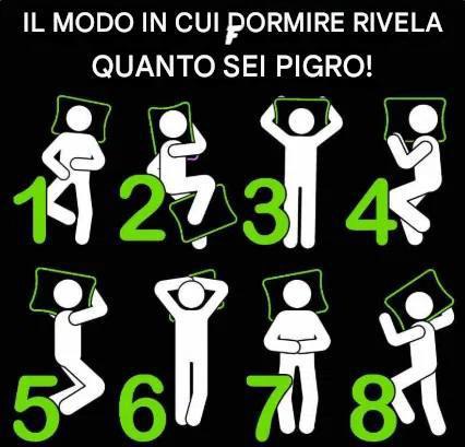 posizione durante il sonno