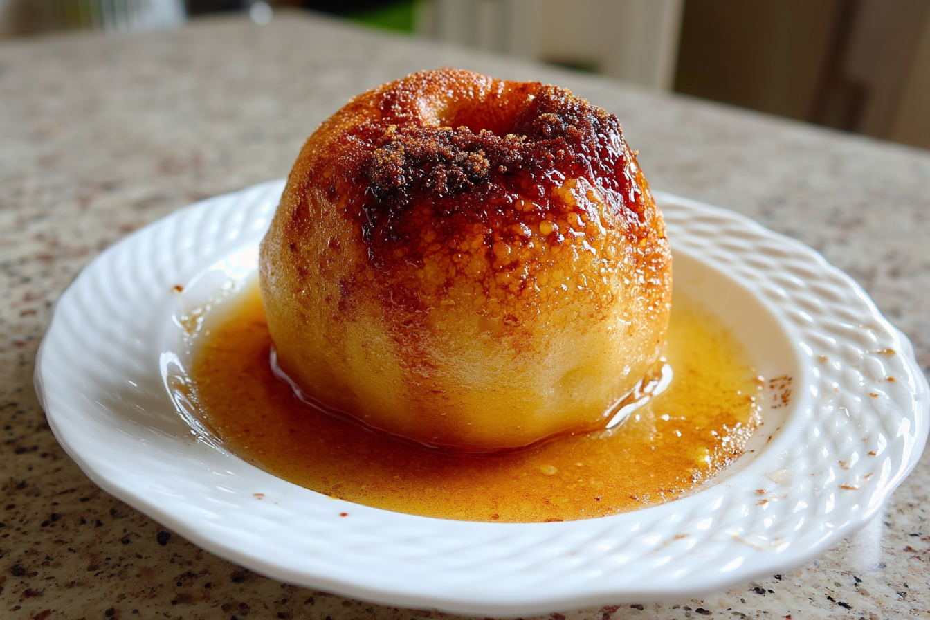Mele al forno dessert semplice