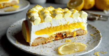 Torta fredda al limone