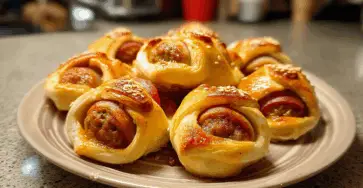Rotoli di salsiccia semplici e veloci