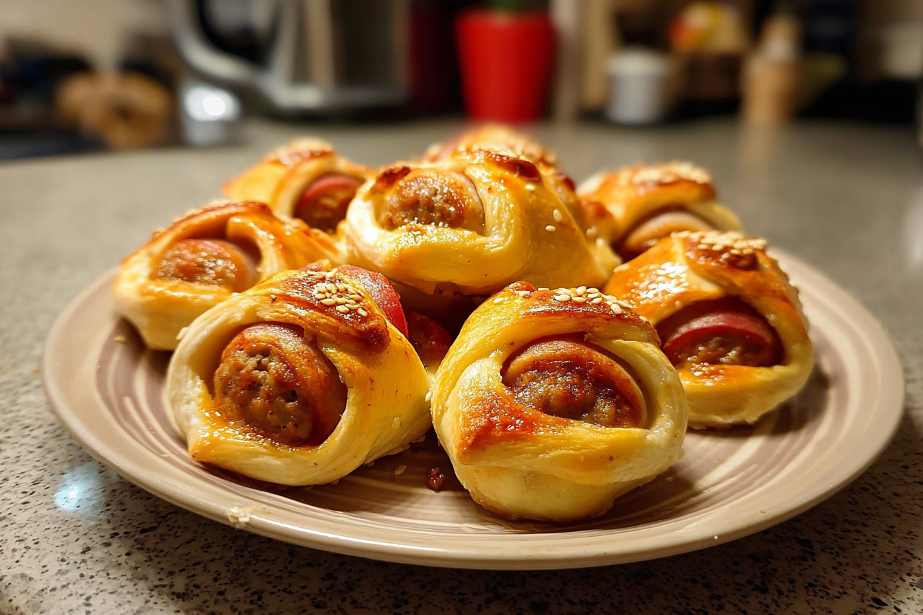 Rotoli di salsiccia semplici e veloci