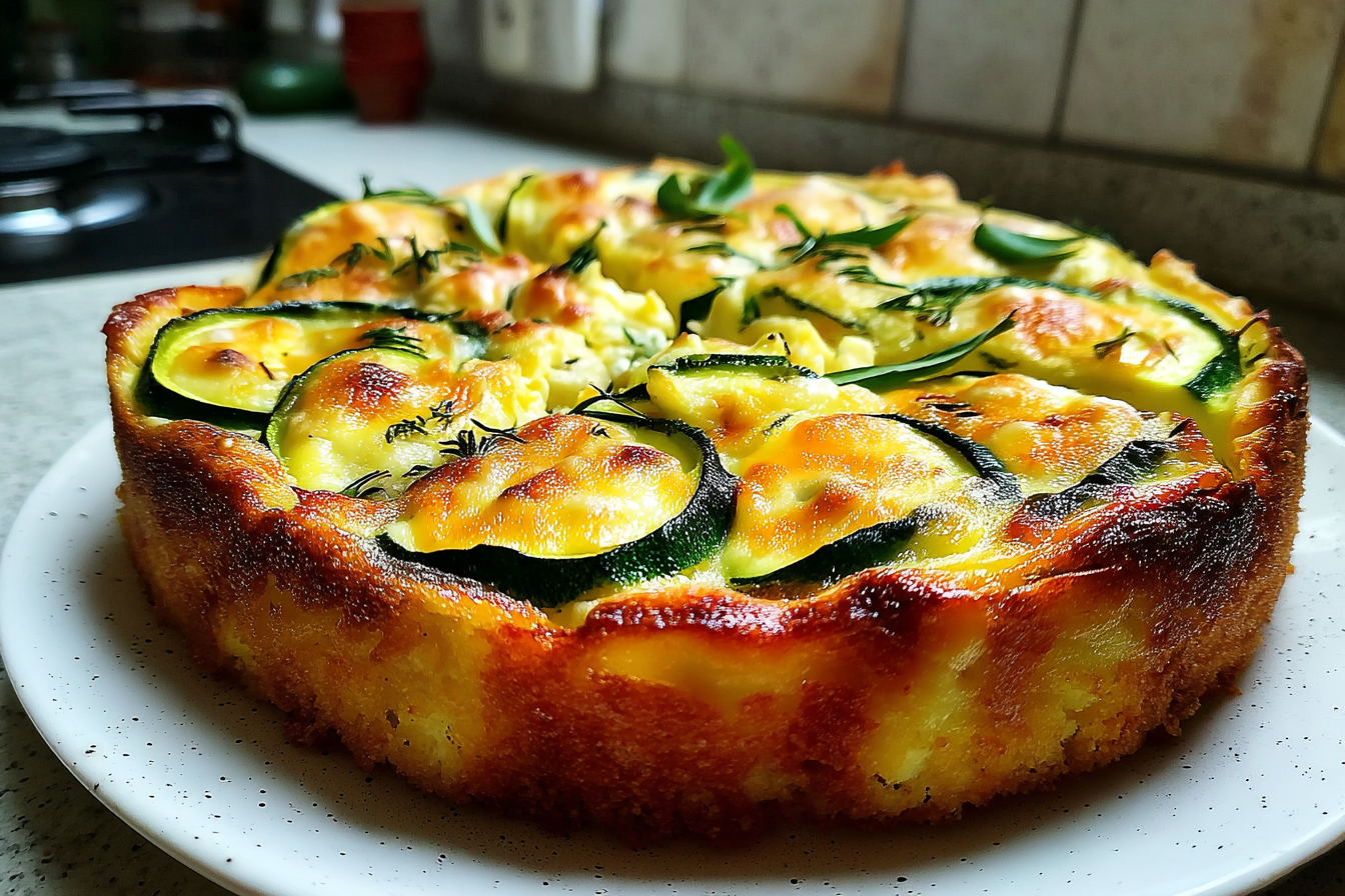 Torta rustica con zucchine e ricotta