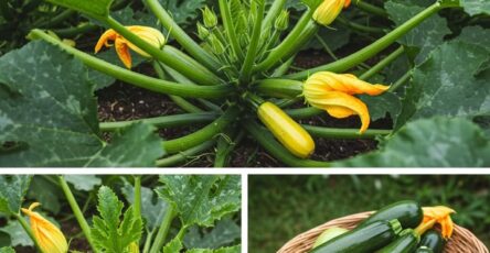 zucchine triplo raccolto vaso