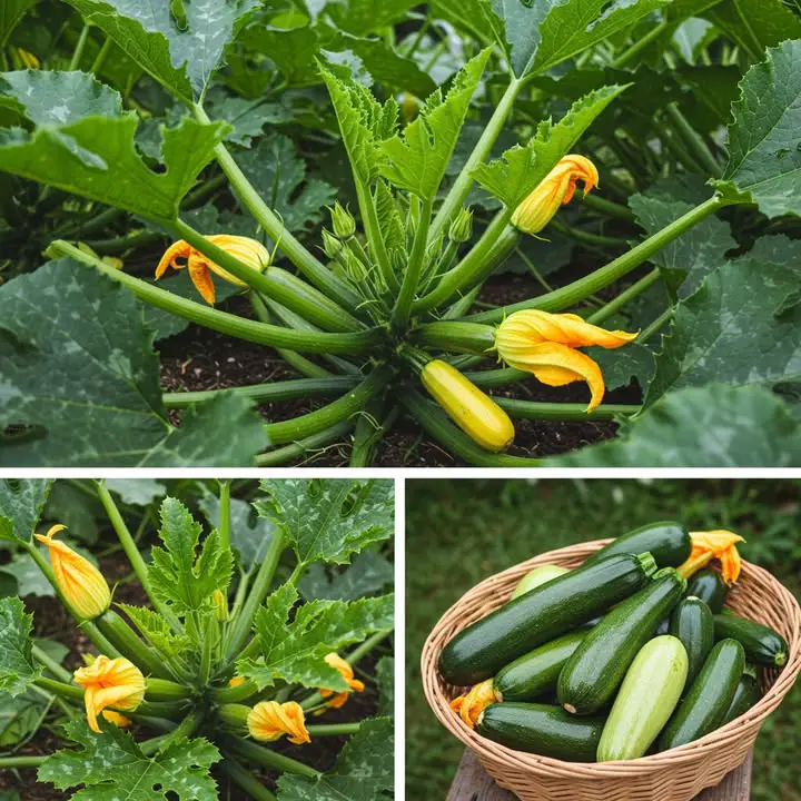zucchine triplo raccolto vaso
