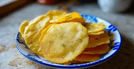 Chips di ceci croccanti