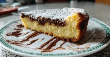 Sbriciolata ricotta e cioccolato