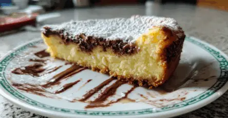 Sbriciolata ricotta e cioccolato