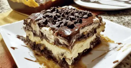 Lasagna al cioccolato senza cottura