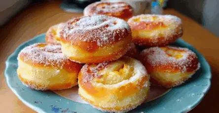 Panini dolci fritti all’arancia