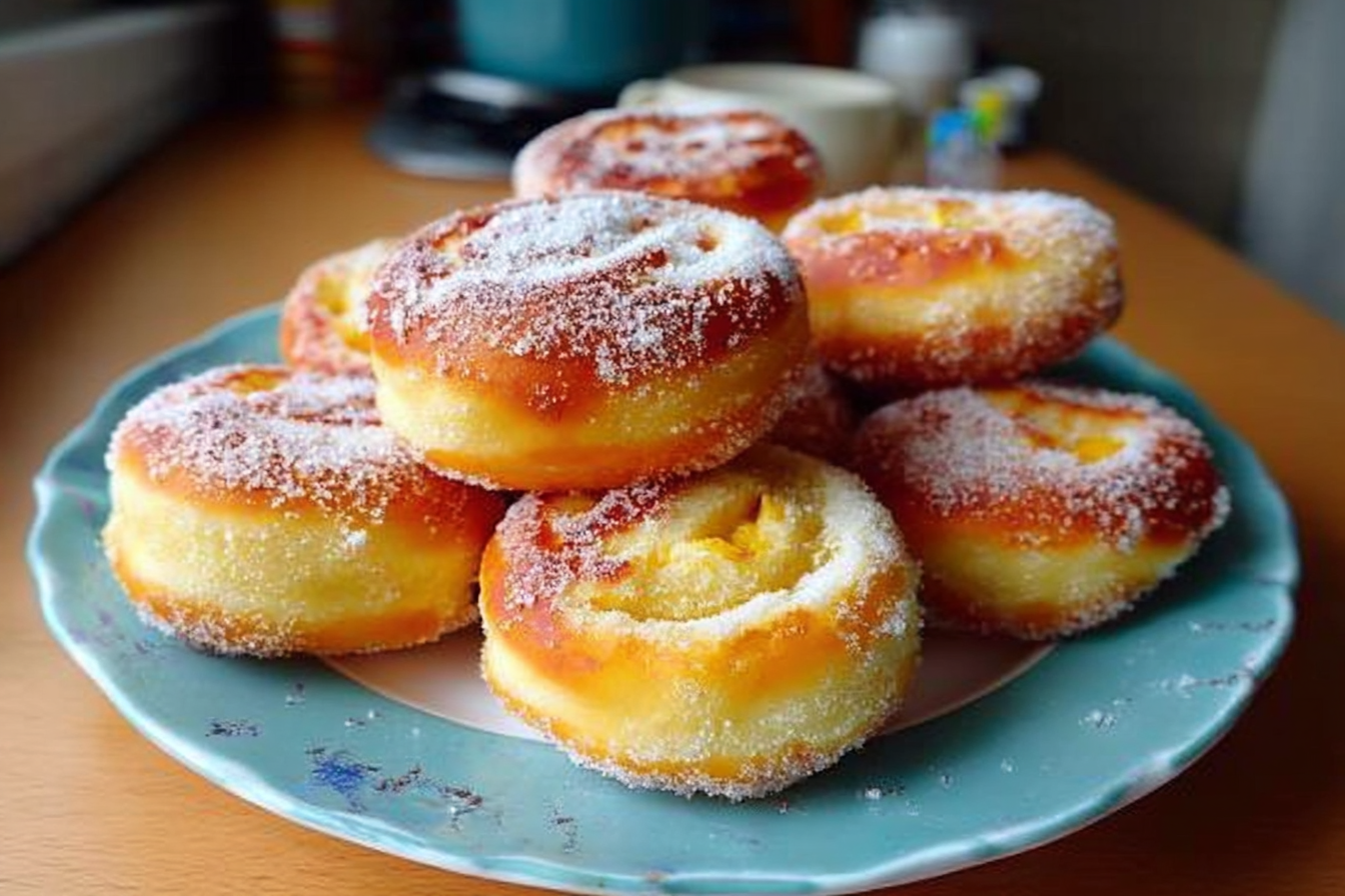 Panini dolci fritti all’arancia