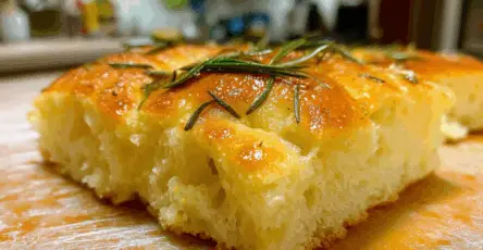 Focaccia soffice al rosmarino