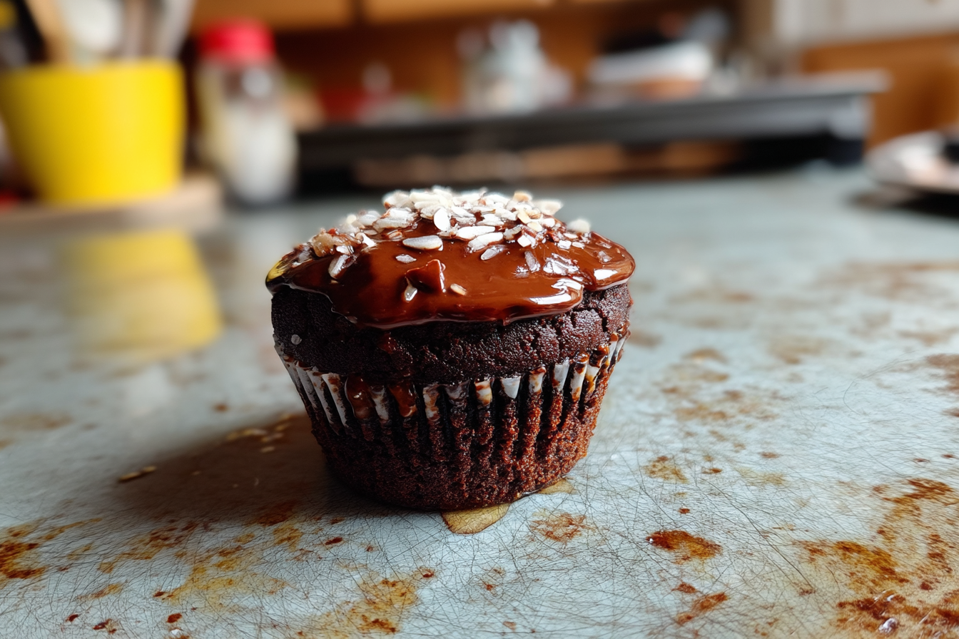 Muffin al cioccolato fondente
