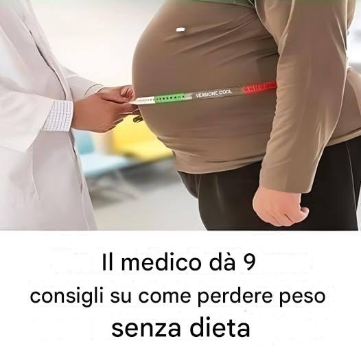 perdere peso senza dieta