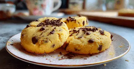Biscotti con gocce di cioccolato
