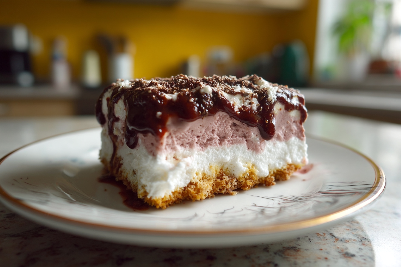 Torta gelato per una merenda fresca
