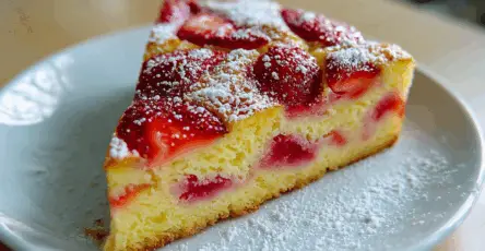 Torta morbida fragole