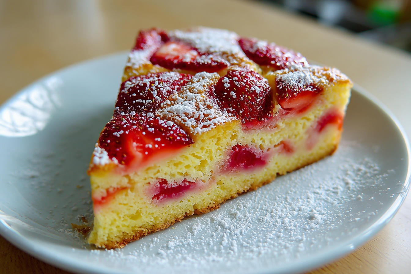 Torta morbida fragole