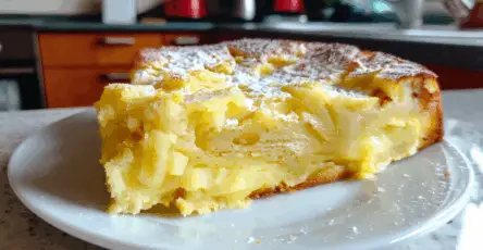 Torta di mele cremosa