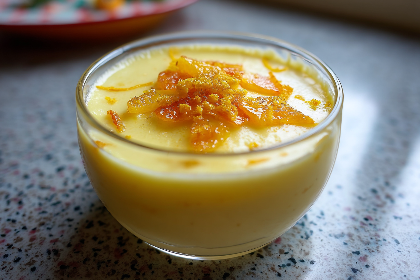 Mousse all'arancia facile