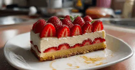 Terrina di savoiardi e fragole