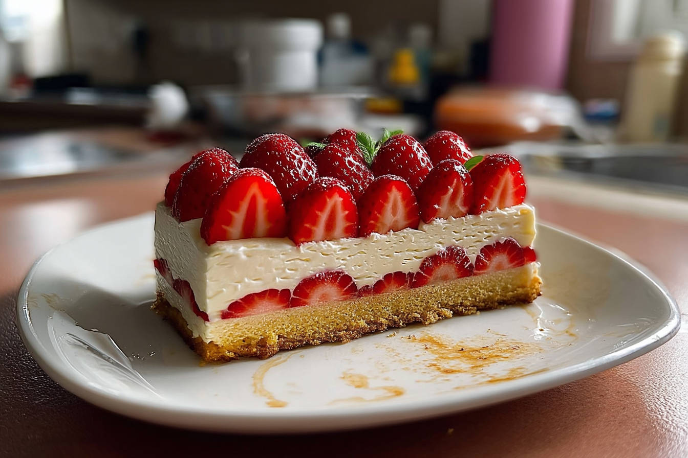 Terrina di savoiardi e fragole