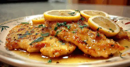 Scaloppine di pollo limone