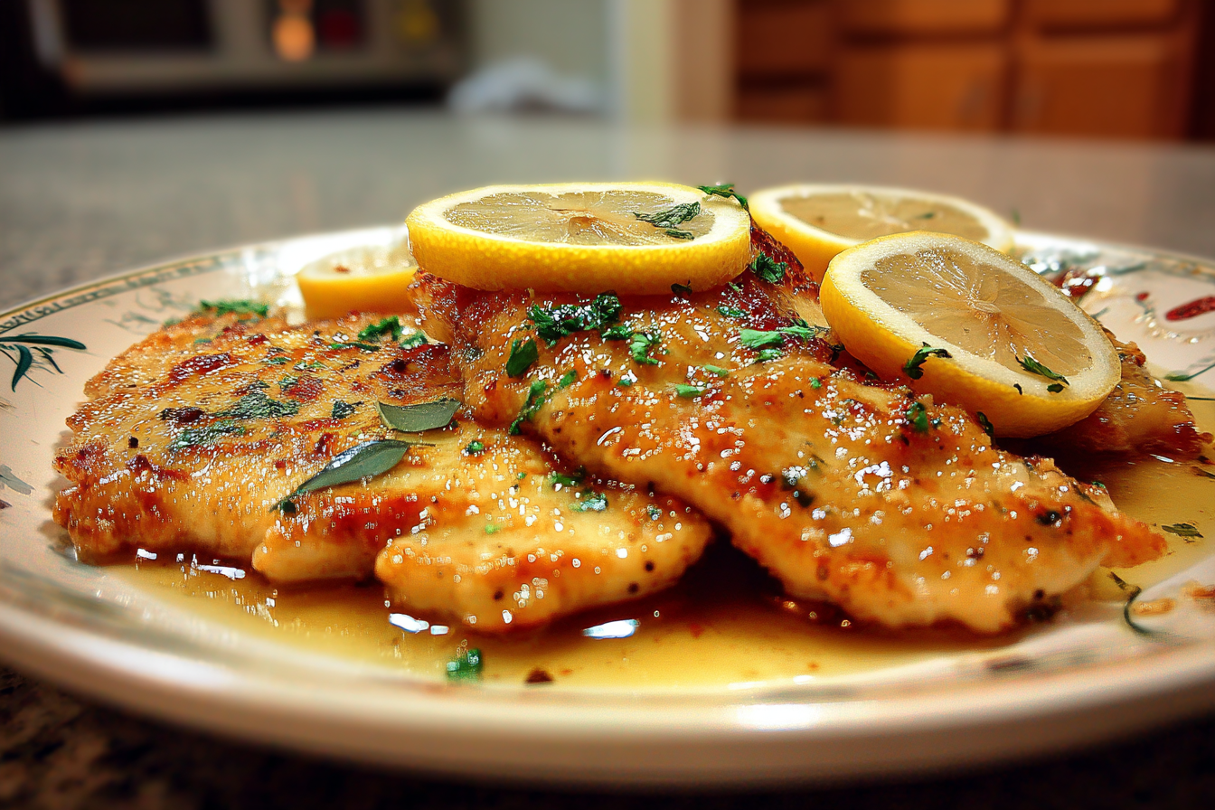 Scaloppine di pollo limone