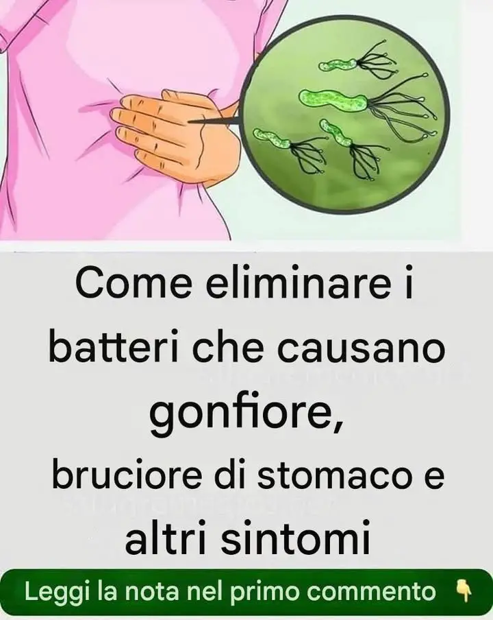 combattere batteri gonfiore bruciore