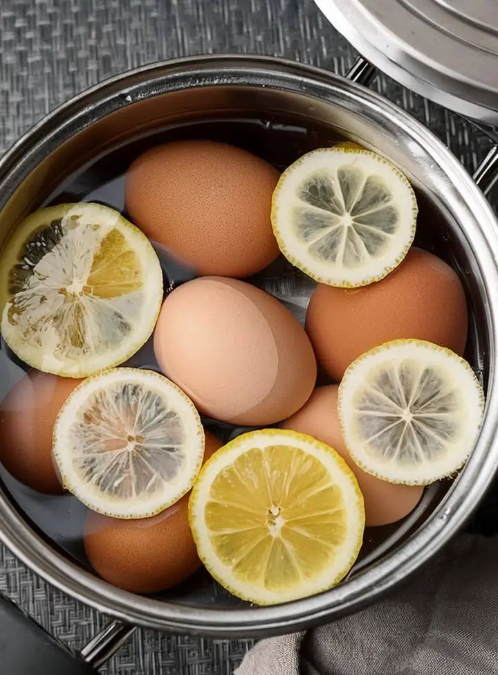 succo di limone uova