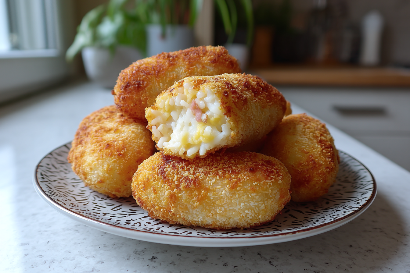 Crocchette di riso al forno