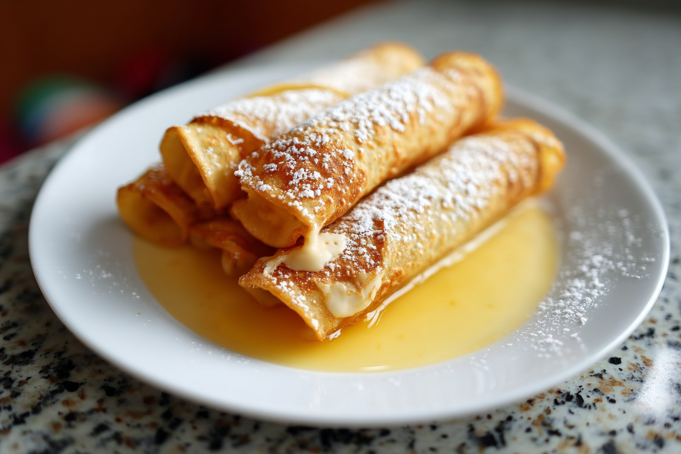 Waffle roll in padella