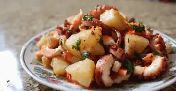 Polipo all'insalata estiva