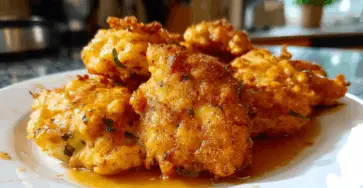 Frittelle di pollo con formaggio